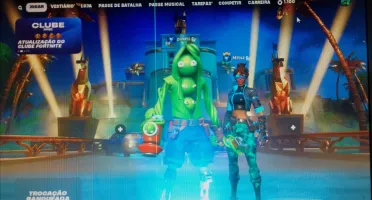 conta epic games + fortnite