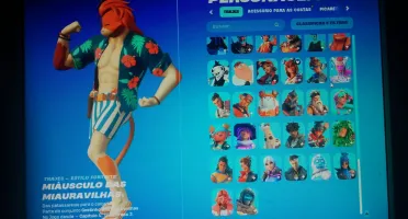 conta epic games + fortnite