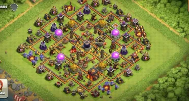 TH10 Full mato - Clash of clans