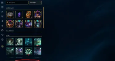 CONTA LOL LVL 263 / 38 CHAVES / 61 SKINS / 645 RP