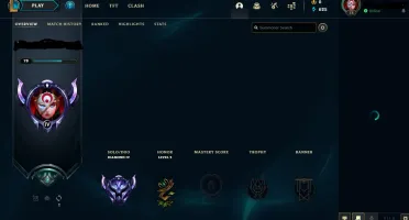 Conta nivel 78, Diamante 4 barata e com mmr bom.