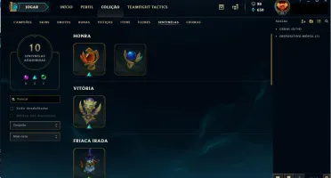 Conta Platina IV - Level 86 - Perfeita