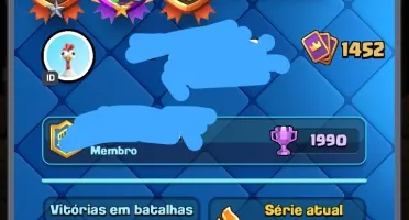 Conta Clash Royale Level De Torre 14 Com +9Mil Gemas