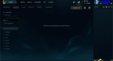 Conta de LOL com todos os campeões, com 95 skins.