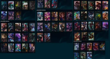 Conta LoL - Diamante III, Mestre 3x3, Todos Champs, 68 skins