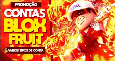 Conta de Blox fruits lvl 2550 cdk frutas miticas