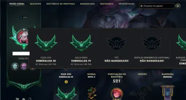 Esmeralda 4 com TODOS os champs e 170 Skins + 1.1kk de Zoe