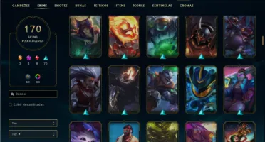 Esmeralda 4 com TODOS os champs e 170 Skins + 1.1kk de Zoe