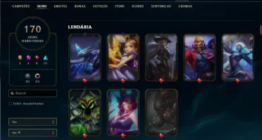 Esmeralda 4 com TODOS os champs e 170 Skins + 1.1kk de Zoe