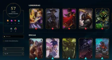 V>CONTA LOL TUDO CERTINHO