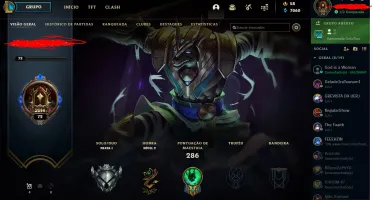 V>CONTA LOL TUDO CERTINHO