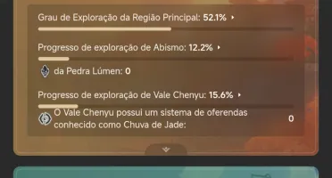 Conta genshin com vários T5