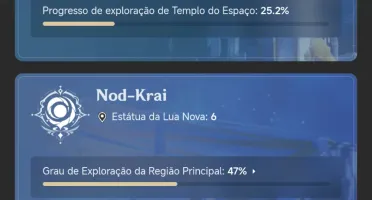 Conta genshin com vários T5