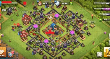 CLASH OF CLANS CV12 **CONTA TOP**