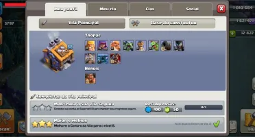 CLASH OF CLANS CV12 **CONTA TOP**