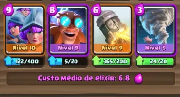 Duas e uma Clash Royale desafiante 2 e Clash of clã cv9