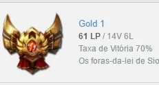CONTA GOLD 1 MMR PLAT 3 SUPER PROMOÇÃO!