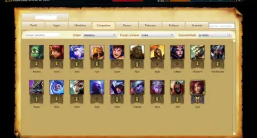 Contas de League of Legends (nunca teve elo ) Nível 30
