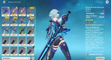 Genshin impact conta com eula, tighnari, mona e venti ar24