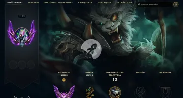 Conta Mestre - Smurf LOL (league of legends) ELOMOON