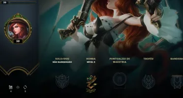 Conta level 30 Urranked LoL