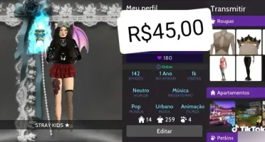 Conta lvl-20 R$45