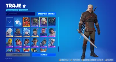 Conta fortnite 2 passes completos