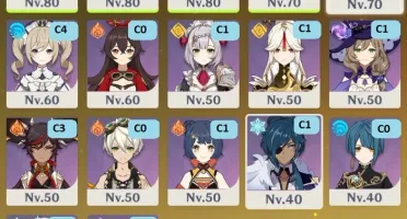 AR 46 - Xiao (C0) com Lança de Jade e Qiqi (C1)