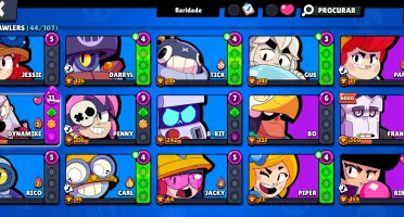 🏆 Conta Brawl Stars | 7.216 Troféus + Clash Arena 19