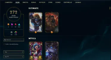 Ferro 3 com TODOS os champs e 272 Skins ( MAIN JG )