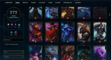 Ferro 3 com TODOS os champs e 272 Skins ( MAIN JG )