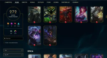 Ferro 3 com TODOS os champs e 272 Skins ( MAIN JG )