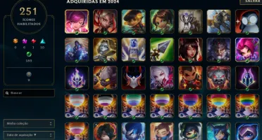 Conta do LOL com MUITAS skins - PREÇO NEGOCIAVEL