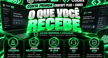 Chat Gpt Plus Privado + Codex 1 Mês Acesso Privado (Só Você