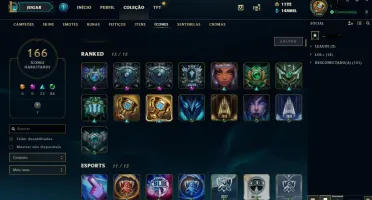 JANNA VITORIOSA - CONTA RARA. 4 VEZES DIAMOND, 3 VEZES PLAT.