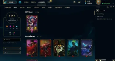 JANNA VITORIOSA - CONTA RARA. 4 VEZES DIAMOND, 3 VEZES PLAT.