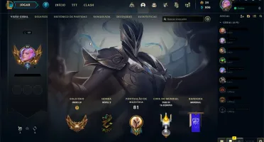 Conta de Colecionador com Kayle Prateada e Corki Ovni