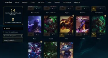 Conta Diamante 4 - Smurf LOL (league of legends) ELOMOON