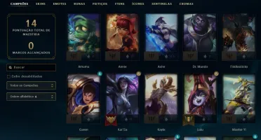 Conta Diamante 4 - Smurf LOL (league of legends) ELOMOON
