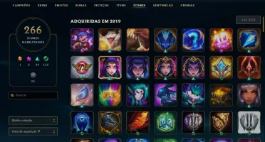 Conta 2012 LoL europeia com + 230 skins s/ ranking