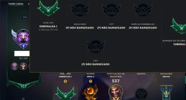 Unranked com TODOS os Champs e 202 Skins ( MONO ADC )