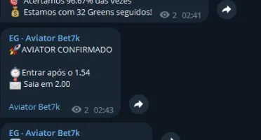 Aviator (BET7K) Mais Vendido +96% Acertividade !