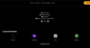 Template Estatico Para Criar Portifolio