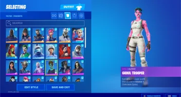 Conta fortnite Super RARA (Ghoul Trooper ROSA, CAVEIRAO ROXO