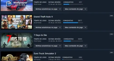 Vendo Conta Steam 2 Anos Nivel 6 Com jogos conta barata