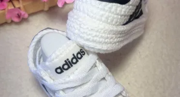 Adidas de Crochê para Bebê