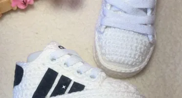 Adidas de Crochê para Bebê