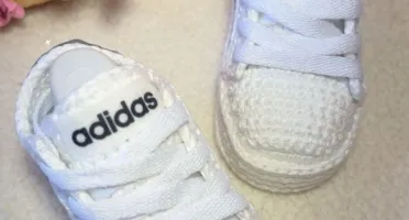 Adidas de Crochê para Bebê