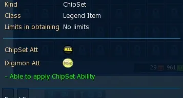 DMO OrdiShin 4set Yolei Aura/ Chip Jog, Xros and Magnet Perm