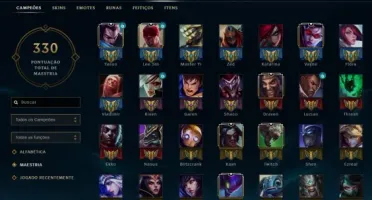 Conta lol gold 4 60 skins